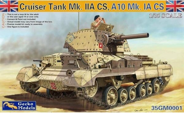 Gecko Models 1/35 Scale Cruiser Tank Mk. IIACS, A10Mk. IA CS - Plastic Model Building Kit # 35GM0001