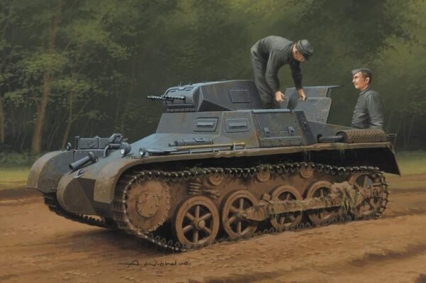 Hobbyboss 80145 1:35 Scale German Panzer 1Ausf A Sd.Kfz.101 Early/Late Version Plastic Model Kit