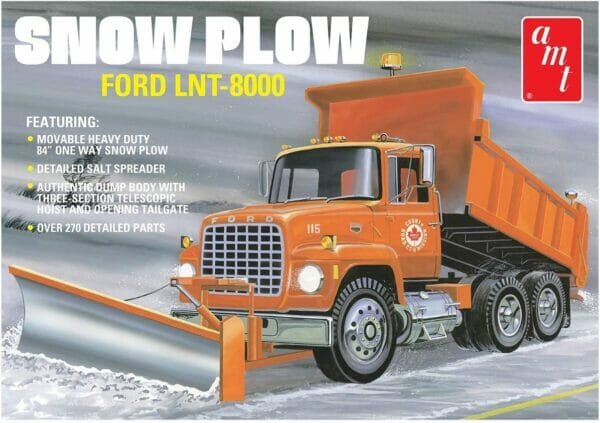 AMT Ford LNT-8000 Snow Plow 1:25 Scale Model Kit