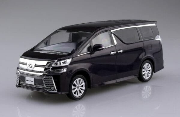 Aoshima 1/32 Vellfire(Burning Black Crystal Shine Glass Flake) - Plastic Model Building Kit # 05632