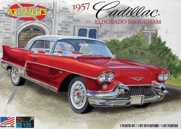 Atlantis 1957 Cadillac Eldorado Brougham 1/25 Model Kit Made in The USA