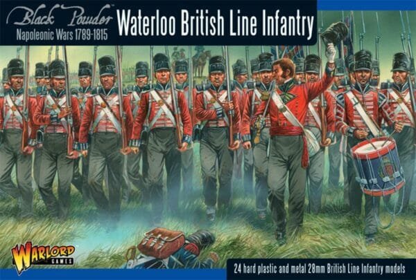 Black Powder Napoleonic British line Infantry Waterloo Campaign 1:56 Military Wargaming Plastic Model Kit