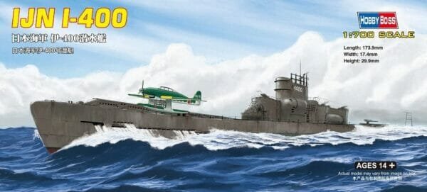 Hobby Boss Japanese I-400 Class Submarine Boat Model Building Kit