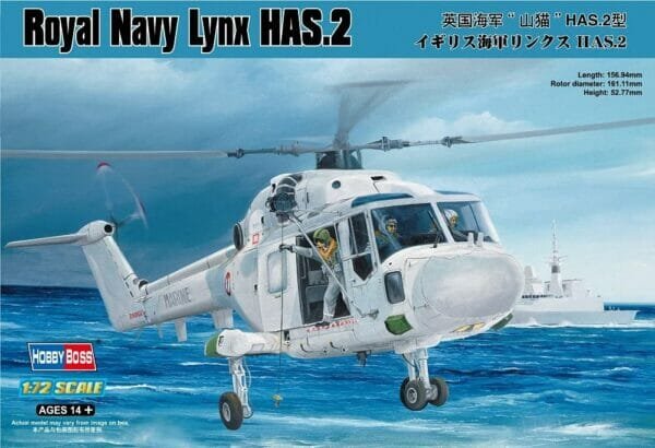 Hobby Boss Royal Navy Lynx HAS.2 Airplane Model Building Kit