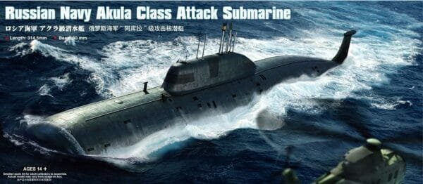 Hobby Boss Russian Akula Class Attack Submarine Model Building Kit