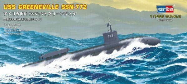 Hobby Boss USS Navy Greeneville Submarine SSN-772 Boat Model Building Kit