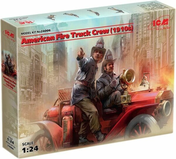 ICM 24006 American Fire Truck Crew (1910s) (2 Figures)