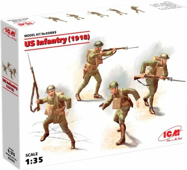 ICM 35693 US Infantry (1918) (4 Figures)