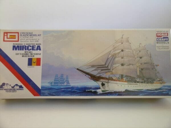 Imai Models---"Mircea" 3 Mask Bark Sail Ship---Plastic Model Kit