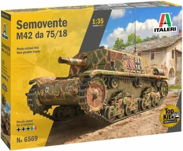 Italeri Semovente M42 Model Scale 1:35, 75/18 mm,