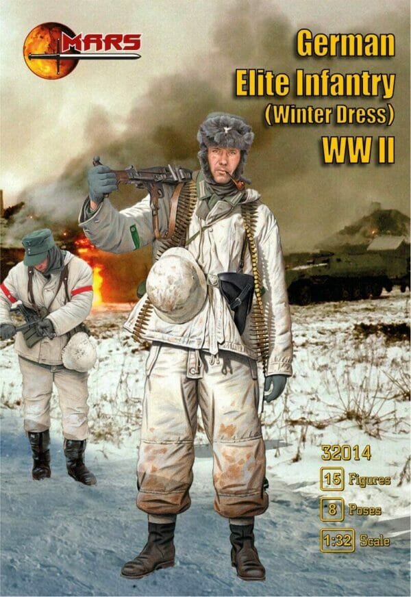 Mars Figures 32014-1/32 German Elite Infantry (Winter Dress) WWII