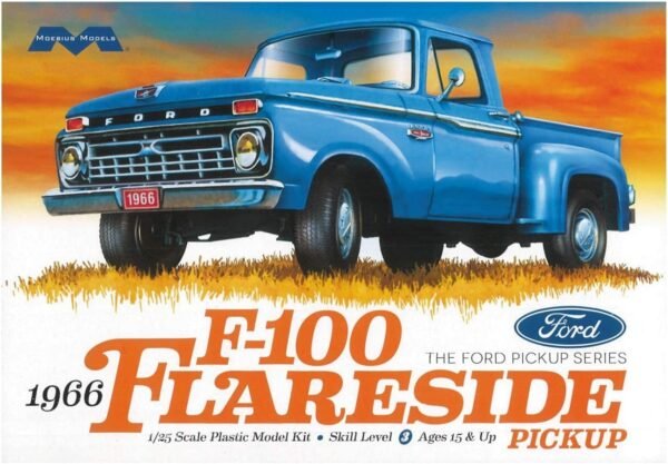 Moebius MMK1232 1:25 1966 Ford F-100 Flareside Pick