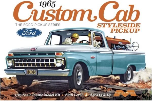 Moebius Models MMK1234 1:25 1965 Ford Custom Cab Styleside