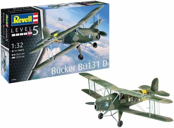 Revell Kit 03886 1:32 - Bucker Bu -131 Jungmann (RV03886)