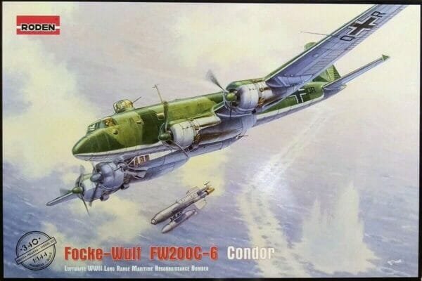 Roden 1/144 Focke Wulf Fw200C6 Condor Aircraft