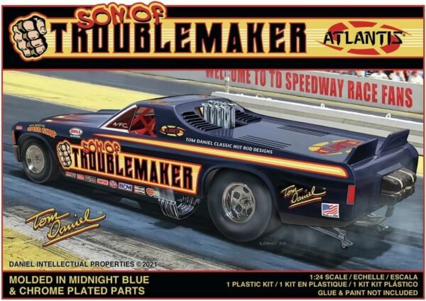 Son of Trouble Maker El Camino Funny car Plastic Model kit Tom Daniel