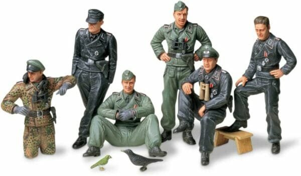 Tamiya Models German Tank Crew at Rest Model Kit