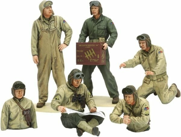 TAMIYA Models U.S. Tank Crew Set (European Theatre)