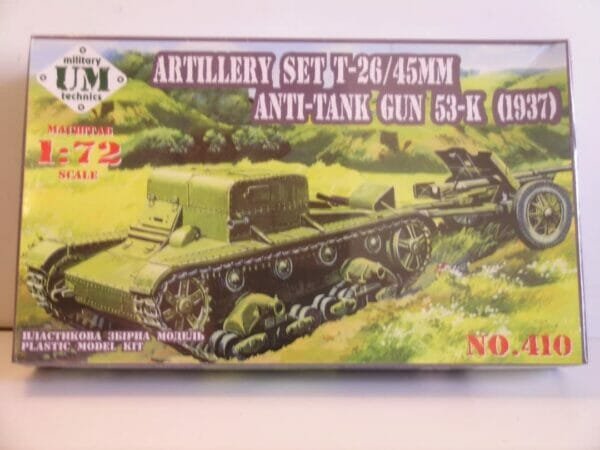 UM Models----Russian WW II Artillery Set--Plastic Model Kit