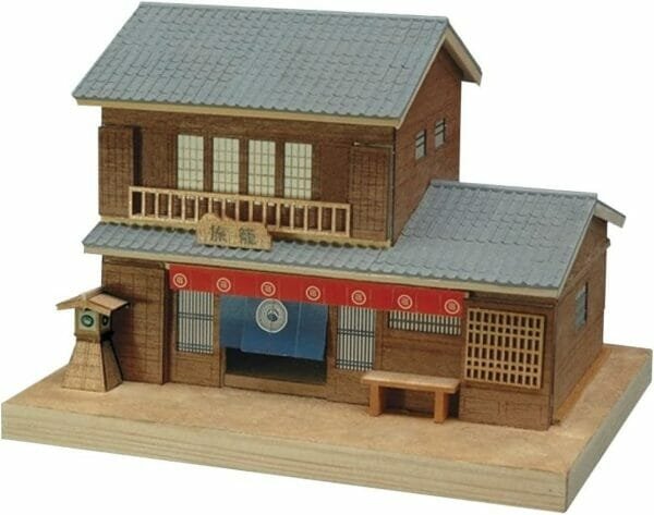 Woody Joe Mini Architecture Series No. 4 Travel Basket Wooden Model