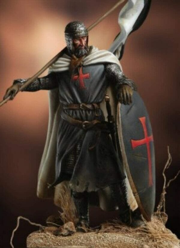 XINGCHANG Scale Models 1/32 Medieval Templar Knight 54 Mm Resin Model