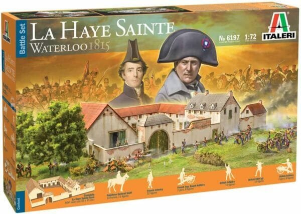 Italeri IT6197 1/72 Napoleon The Last Decision Battle of Waterloo 1815 La Ei Sante Diorama Set Plastic Model