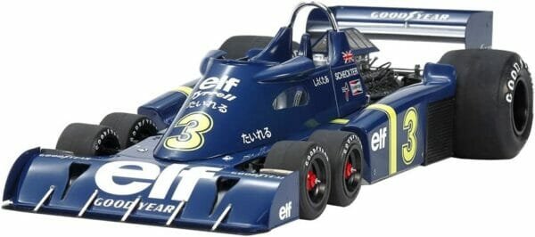 TAMIYA 20058 1/20 Tyrrell P34 Six Wheeler Plastic Model Kit, with Photo Etched Parts