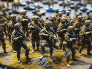 >Scale Model Military Figures