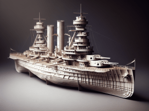 1/200 Paper Ship Models