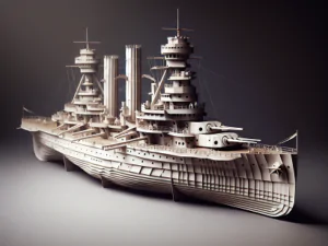 1/200 Paper Ship Models