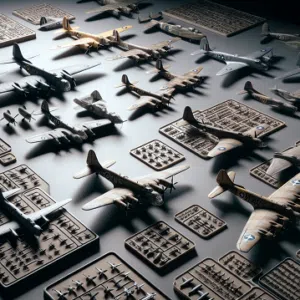 1/144 scale aircraft model kits