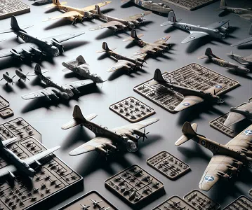 1/144 scale aircraft model kits