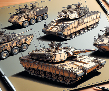 Diecast armored vehicles